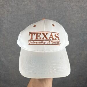 University of Texas The Game Hat Cap White Bar Style SnapBack Embroidered UT